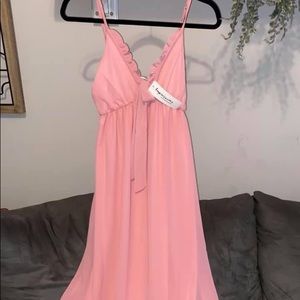 Baby pink dress